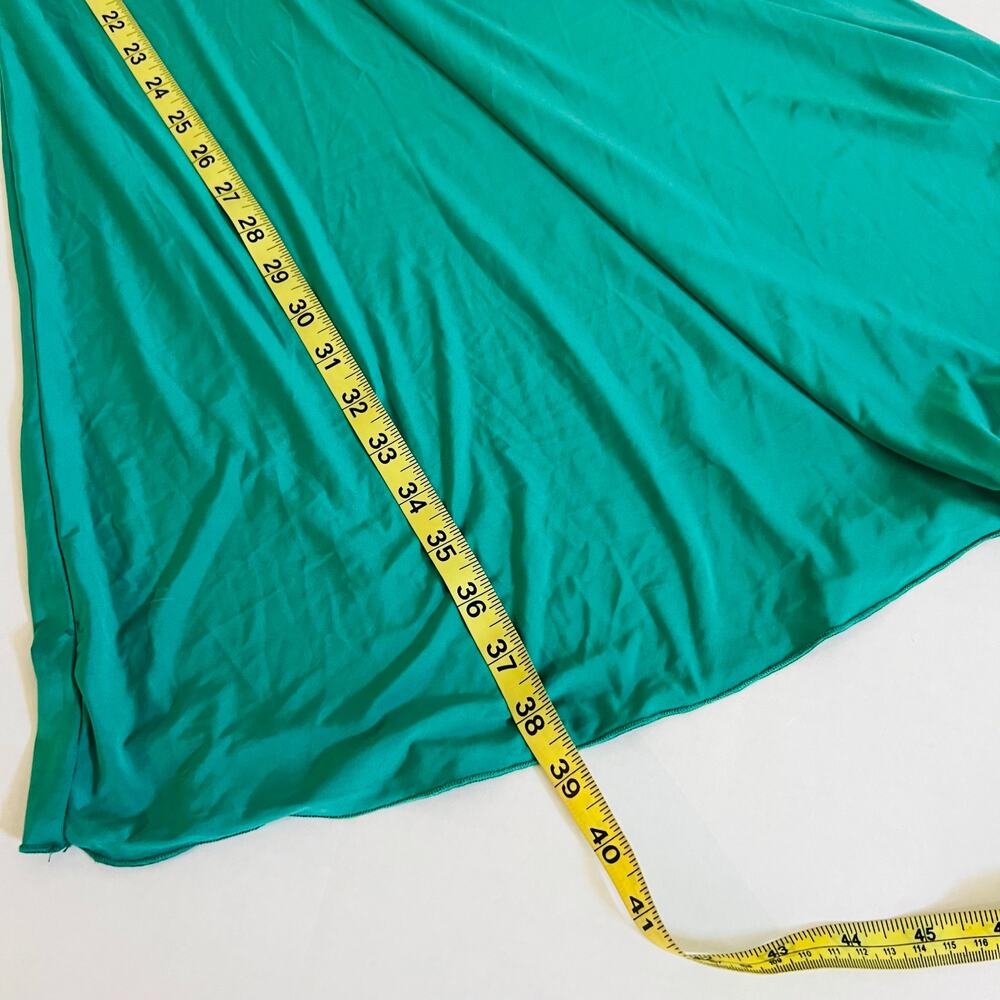 Sincerely Jules Cowl Neck Spaghetti Strap Dress Size XL NWT Green - Picture 6 of 7